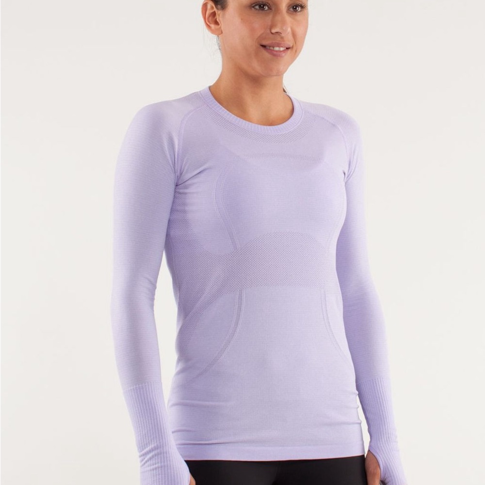 Lululemon Lilac Swiftly Tech Long-Sleeve Shirt
